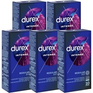 Durex INTENSE kondómy s prúžkami a výstupkami, ktoré umocňujú orgazmus, 50 ks.