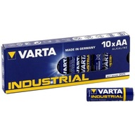 10x LR6 AA R6 Varta Industrial alkalické batérie