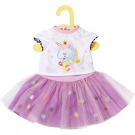 Dolly Moda - Košeľa + Tutu Unicorn 43 cm