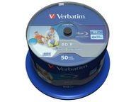 BD-R Verbatim 25 GB X6 pre tlač Datalife (Cake 50)