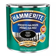 Hammerite Čierna pololesklá farba 0,25L