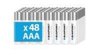 ALKALICKÉ BATÉRIE AAA BLAUPUNKT 48x NAJÚČINNEJŠIE