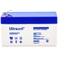 Ultracell 12V/1,3AH batériový zdroj UPS