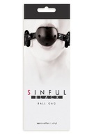 Klasický Sinful BALL GAG Black