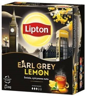 Čaj Lipton Earl Grey Lemon 92 vrecúšok