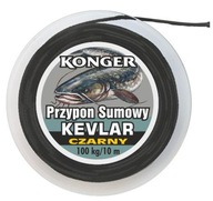 KONGER KEVLAROVÝ NÁSTAVEC NA SUMEC 10M / 100KG ČIERNA