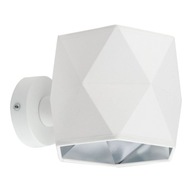 Biele geometrické nástenné svietidlo nad posteľ SIRO WHITE 3246 TK Lighting