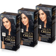 Joanna Multi Cream 3x farba na vlasy čierna 42