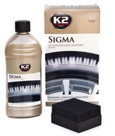 K2 SIGMA BLACK NA PNEUMATIKY A GUMU 500ML + APLIKÁTOR