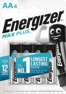 4 x ALK BATÉRIA ENERGIZER MAX PLUS LR6 R6 AA 1,5V