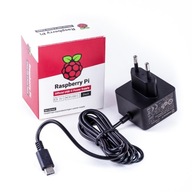 USB C napájací zdroj 5,1V/3A pre Raspberry Pi 4 - čierny