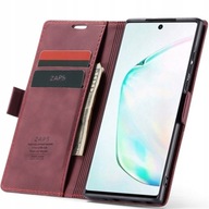 Magnetické kožené puzdro na peňaženku pre Galaxy Note 10 Lite