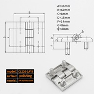 CL226-1A 60-60-8 CL226-40/50/60 záves pre veľké zaťaženie