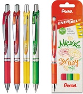 Pentel Energel BL77 Pen 4 kusy mäsitý citrus