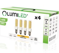 4x LED žiarovka CHLADNIČKA E14 10W 970lm 3000K LUMILED