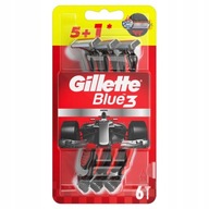 GILLETTE BLUE 3 holiaci strojček na holenie 6 KS ČERVENÁ ŠPECIÁLNA EDÍCIA holiacich strojčekov