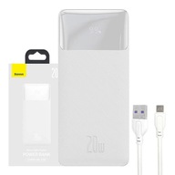 Powerbanka Baseus Bipow 20000mAh, 2xUSB, USB-C, 20W (biela)