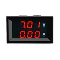 100V 10A DC digitálny voltmeter ampérmeter modrý