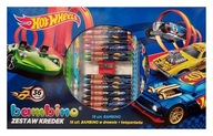 BAMBINO pastelky 36 kusov HOT WHEELS + orezávatko