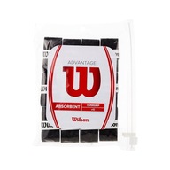 WILSON ADVANTAGE Overgrip wraps čierna 12 ks