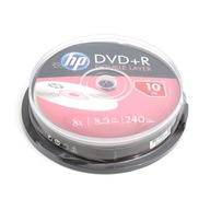 Hewlett Packard DVD+R DL DVD disky 8,5 GB 10 ks.