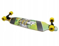 ABEC7 LONGBOARD SKATEBOARD JAVOR VEĽKÉ ZELENÉ KOLESÁ