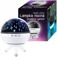 PROJEKTOROVÁ ROTAČNÁ LAMPA VENUS LED NOČNÁ LAMPA