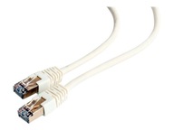 GEMBIRD prepojovací kábel RJ45 cat 6 FTP 1m biely