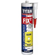 Montážne lepidlo TYTAN FIX 2 CLEAR, bezfarebné, 290ml, hybridné rýchle