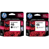 Sada atramentov Hp 46 Black + Color 2020 2029 2520