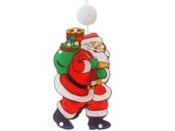 VIANOČNÉ OKENNÉ PRÍVESNÉ SANTA CLAUS LED LAMPY