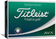 Golfové loptičky TITLEIST AVX - 12 ks, biele