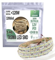 SUPER SILNÝ LED pásik PREMIUM 2835 IP20 1200d 5mb