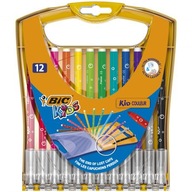 Popisovače Kid Couleur 12 farieb BIC