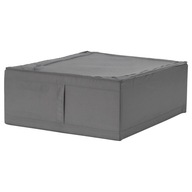 IKEA SKUBB Nádoba na posteľnú bielizeň šedá 44x55x19 cm