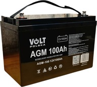 VOLT AGM BATÉRIA 12V 100Ah BEZÚDRŽBOVÁ PRE UPS