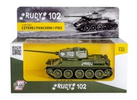 Súprava modelu tanku T-34-85 RUDY 102, mierka 1:43