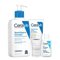 CeraVe hydratačná emulzia na tvár a telo 236 ml + krém na tvár SPF 50 52 ml