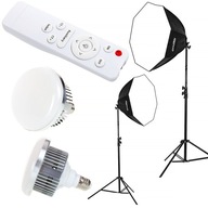 2x LAMPA 60cm video foto 3600K-6200K výkon 2x 150W