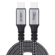 USB-C USB 4 RÝCHLE NABÍJACÍ KÁBEL 100 W 40 Gb/s 5K 1,2 m