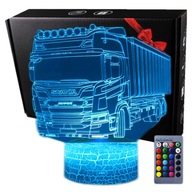 3D LED USB nočná lampa PRE VODIČOV TIRA TIR SCANIA