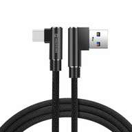 Uhlový GAMING USB - USB-C kábel 1,2m SWISSTEN