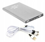 POWERBANK SLIM 20000mAh S ALU LED diódami iPhone USB C