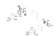 DRŽIAK NA RADIÁTOR TRIEDA G W463 18- AMG G 63