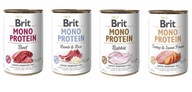 BRIT Mono Protein mix príchutí 12x400g pre psov