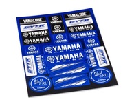 Sada nálepiek YAMAHA RACING, hárok 25 ks.