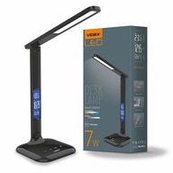 Videx stmievateľná LED stolná lampa 5W 280lm CLOCK DATA TEMP