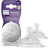 AVENT NATURAL RESPONSE FĽAŠOVÝ CUVNÍK 2ks 6m+