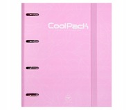 BINDER s listami COOLPACK A4, pastelovo ružová