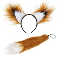 SET FOX EARS FOX TAIL FOX FOX ZVIERATKO